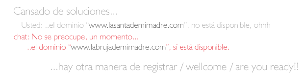 Banner publicitario para la reserva de dominios en LMVweb